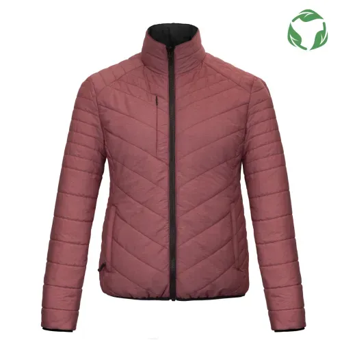 Parka Reversible Thinsulate Mujer Negro/Malva Z-3100