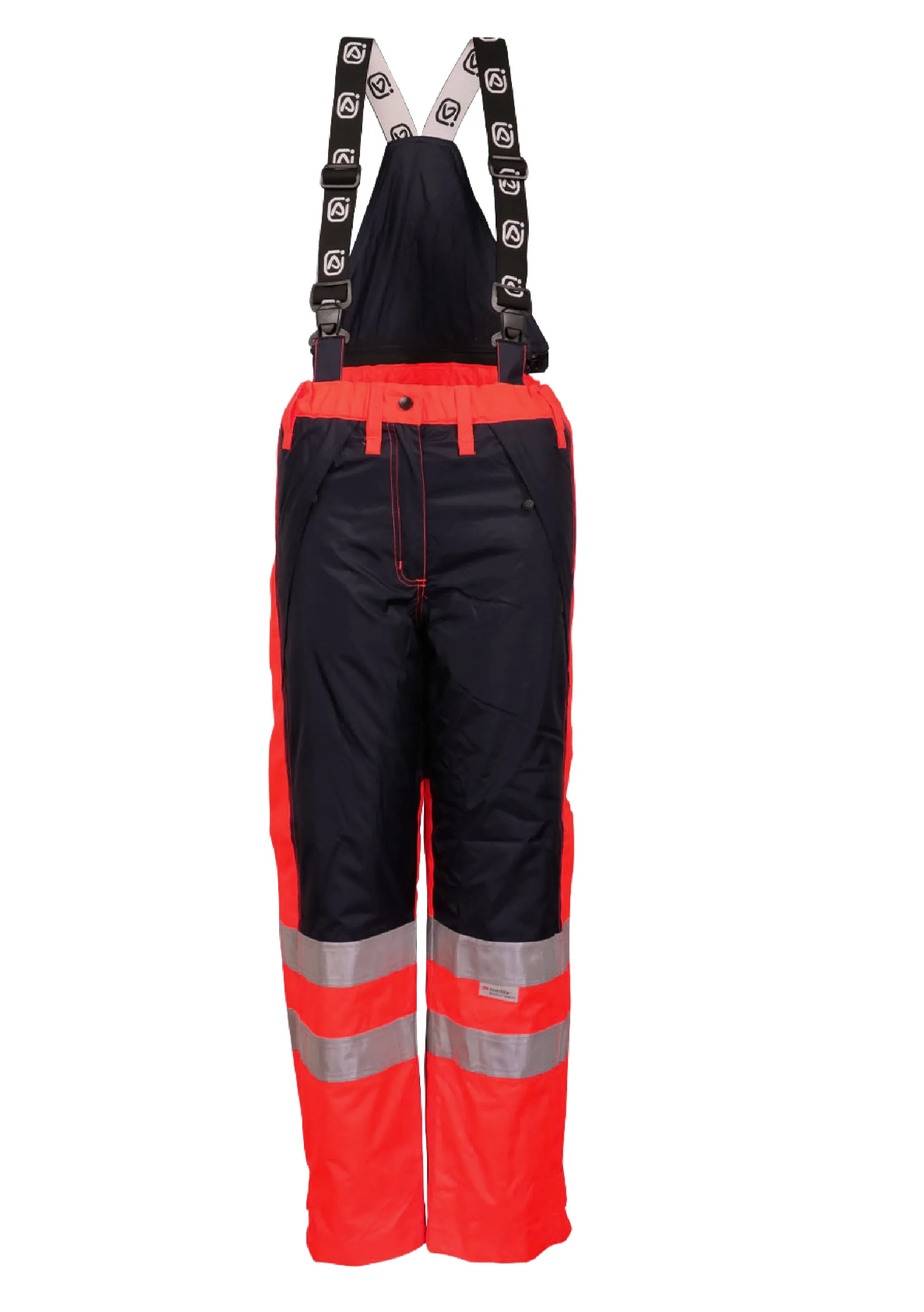 Pantalon/Jardinera Absolute Zero Alpine Rojo/Azul Mujer