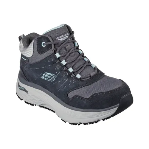 Zapatilla De Seguridad Skechers Milah Gris/Negro Mujer