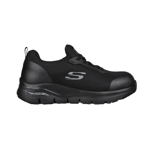 Zapatilla De Seguridad Skechers de Seguridad Evzan Negro Mujer