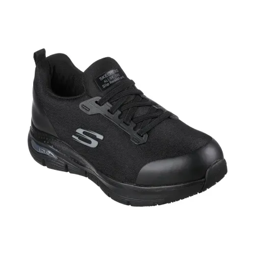 Zapatilla De Seguridad Skechers de Seguridad Evzan Negro Mujer