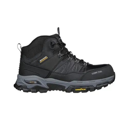 Botín De Seguridad Skechers Tarver Negro