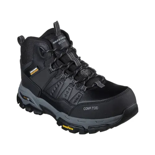 Botín De Seguridad Skechers Tarver Negro