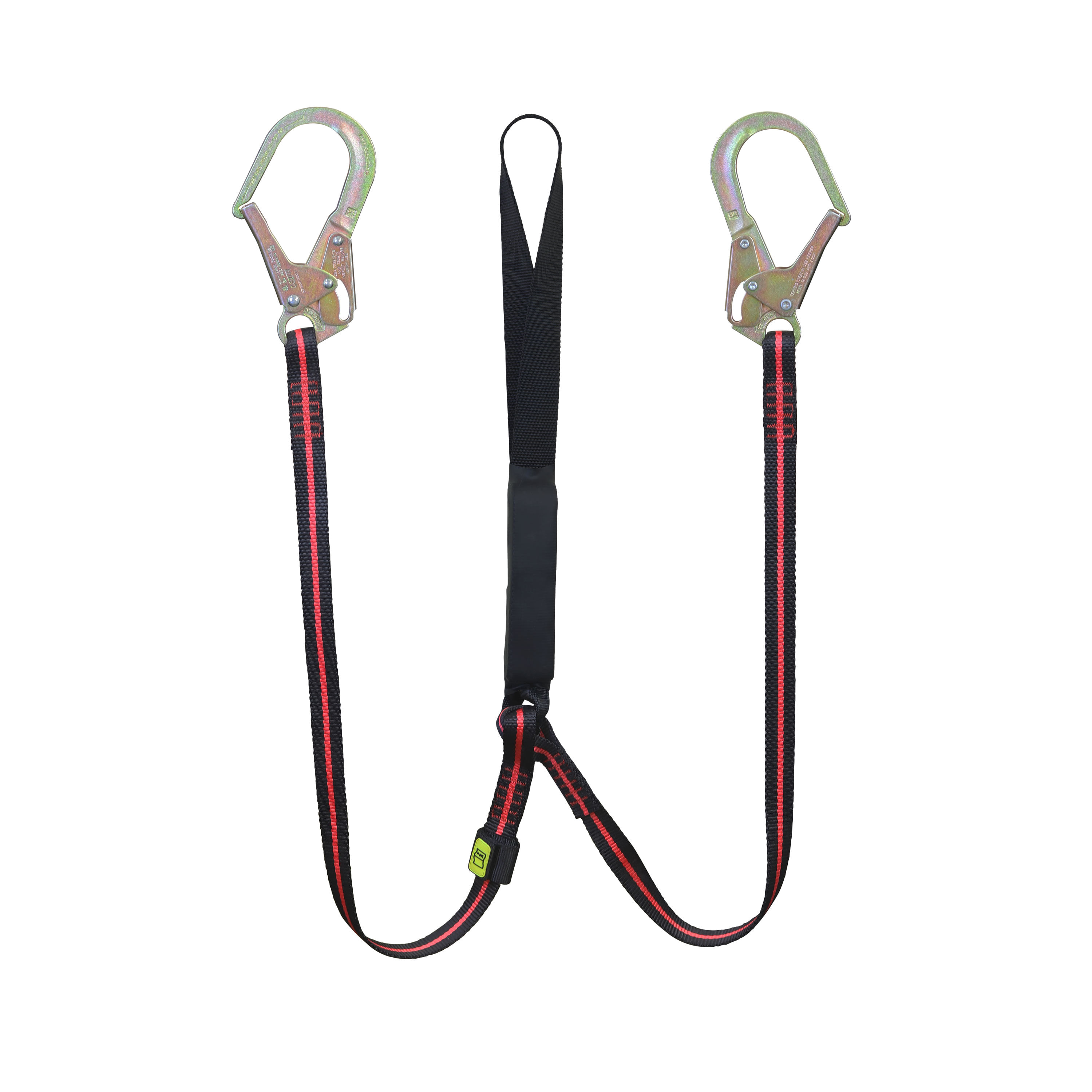 Cabo de Vida en Y Vulcano Kevlar Miller con Gancho Escala y Amortiguador 1,8 m
