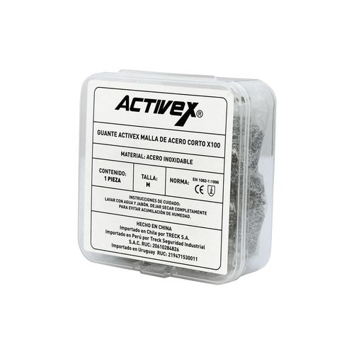 Guante Activex de Malla Acero Corto X100