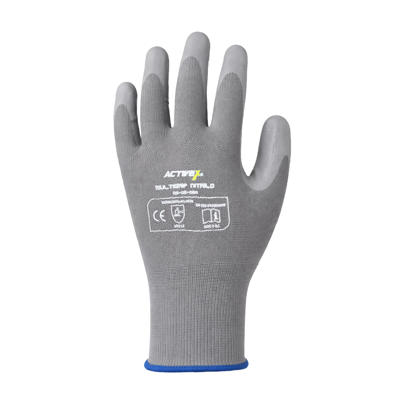 Guante Multigrip Nylon/Nitrilo Gris