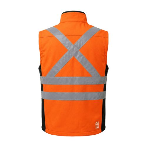 Chaleco Geologo Ignifugo Absolute Fire EN11612 + AS 9,5cal Naranjo