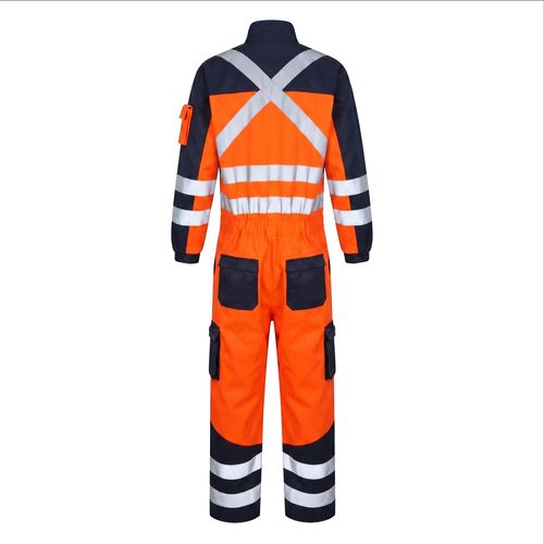 Overol Gabardina ACTIVEX Terra Bicolor Naranjo
