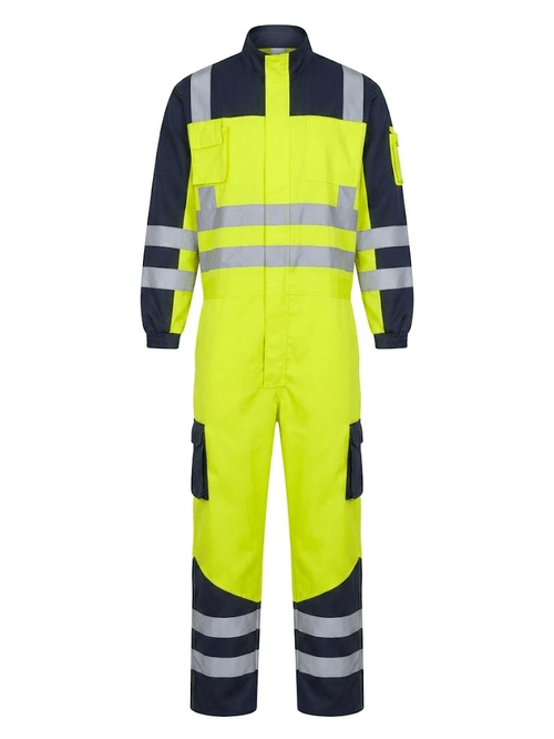 Overol Gabardina ACTIVEX Terra Bicolor Amarillo
