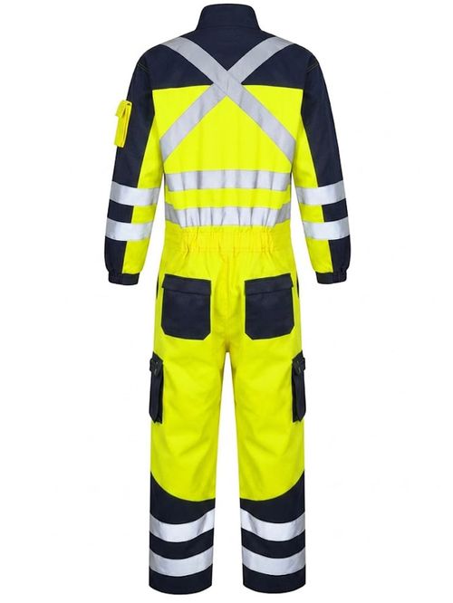 Overol Gabardina ACTIVEX Terra Bicolor Amarillo