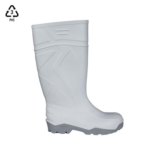 Bota De Seguridad V-Flex 923 PVC sin puntera Blanca