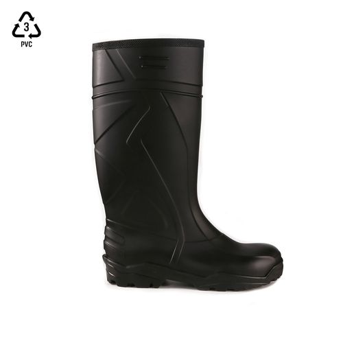 Bota De Seguridad V-Flex 929 PVC sin puntera Negra