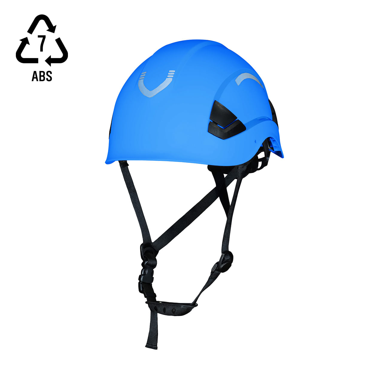 CASCO MTA ABS AZUL CON PORTALAMPARA - Tamaño Único
