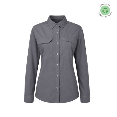 Blusa Lightwind Antiestática AS3600 UV Gris