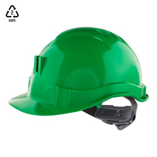 Casco Activex I Verde Porta Lampara con Ratchet