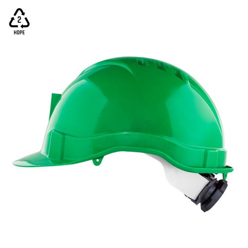 Casco Activex I Verde Porta Lampara con Ratchet
