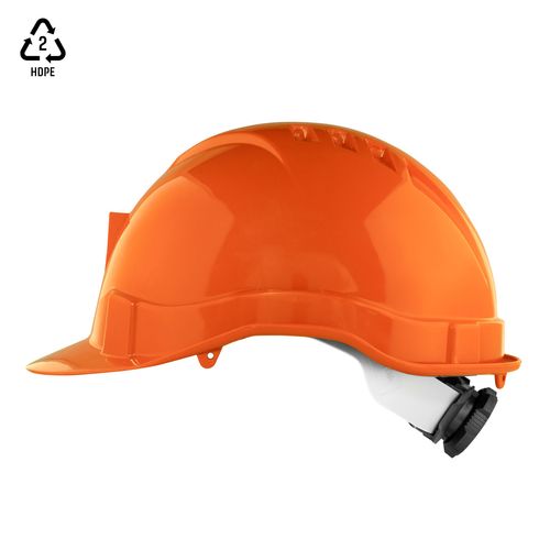 Casco Activex I Naranjo Porta Lampara con Ratchet