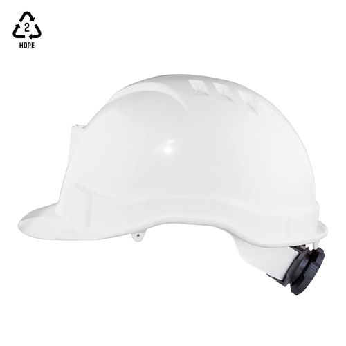 Casco Activex I Blanco Porta Lampara con Ratchet