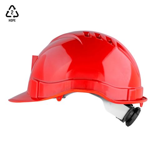 Casco Activex I Rojo Porta Lampara con Ratchet