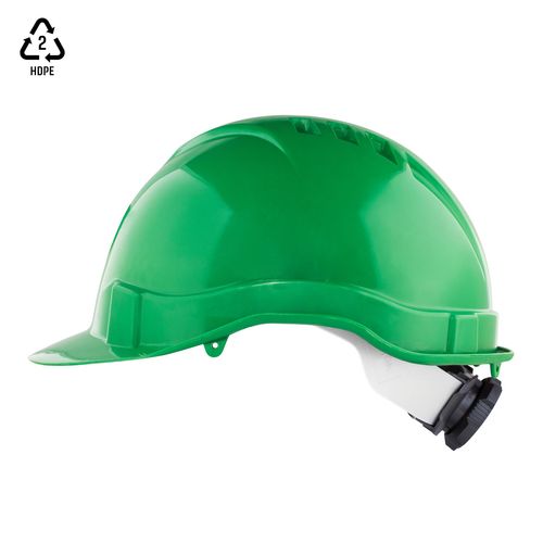 Casco Activex I Verde Arnes cinta 6 Puntas Ratchet
