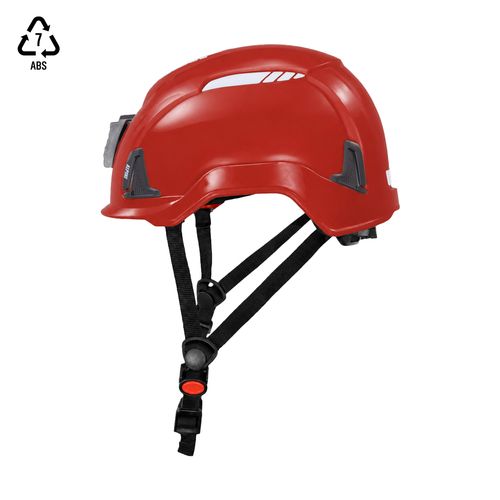 Casco ACTIVEX Alpine V ABS Porta Lámpara Rojo