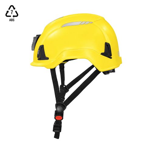 Casco ACTIVEX Alpine V ABS Porta Lámpara Amarillo