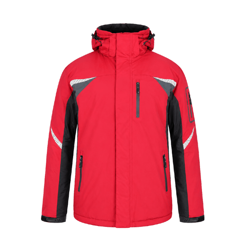 Parka Hombre 3 en 1 Rojo/Negro Z-0400